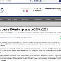 Brasil fechou quase 600 mil empresas de 2019 a 2021
